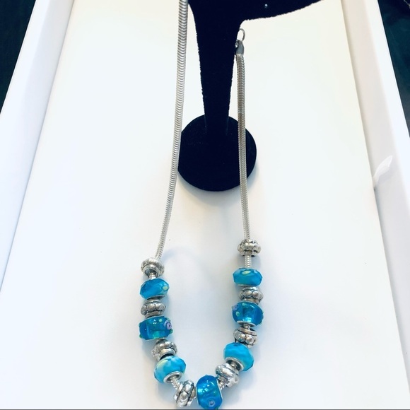 🌟Host Pick 🌟 Troll beads: Aquatic Life Collection on Silver Snake Chain - Picture 10 of 10